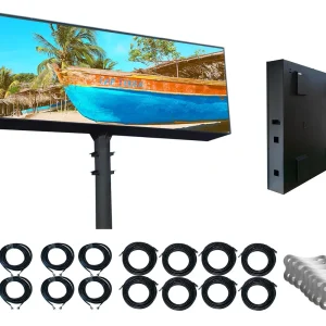 Outdoor Front Maintenance LED Display High brightness 6500nits-12000nits P4 P4.44 P5 P5.71 P6.67 P8 P10 Front Service LED Display IP68 Aluminum Module Common Cathode LED Screen 960x960 - Image 1