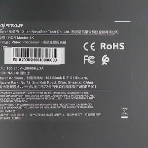 Novastar HDR Master 4K Video Processor NovaStar Processors VX Pro Series - VX400 / VX600 /VX1000 - Image 9