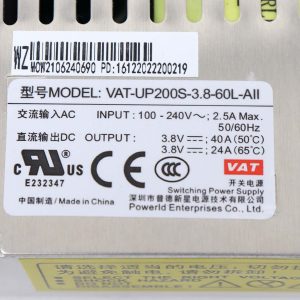 POWERLD VAT-UP200S-3.8-60L-AII 200Watts Single Output LED Screen Power Supply - Image 8