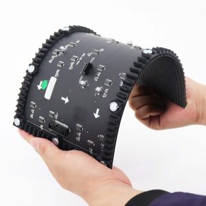 P5 Outdoor Flexible Soft LED Display Module Panel Price P5 Indoor 320x160mm Full Color Soft Flexible LED Screen Module - Image 4